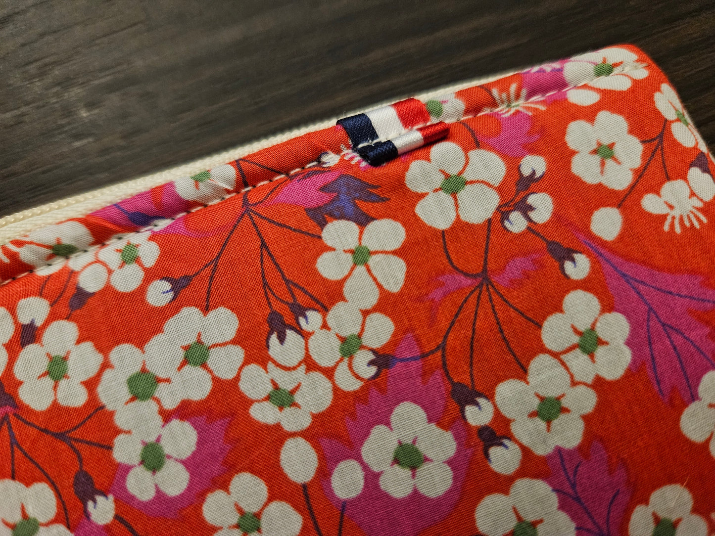 Pochette liberty rouge